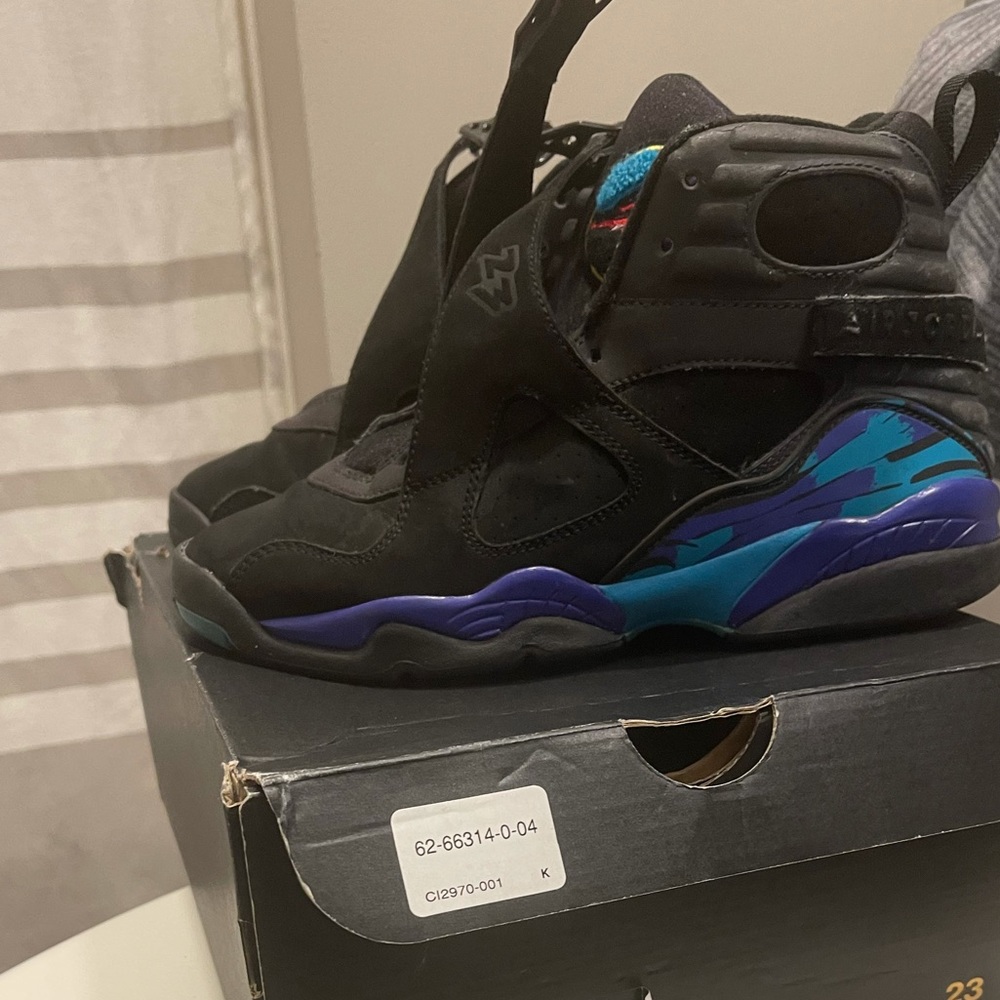Jordan Retro 8 aqua in excellent condition